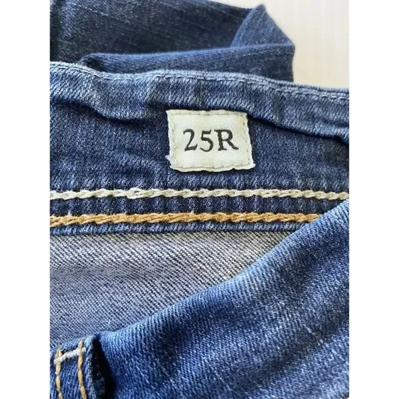 BKE Denim Jeans Women's 25R (28x30) Dark Wash Payton Skinny Straight Stretch - Picture 10 of 10